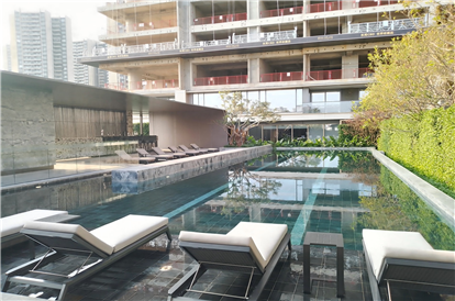 华润润府室外泳池