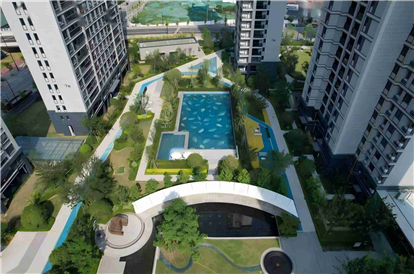 榕江悦府室外泳池